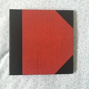 Red photo album
